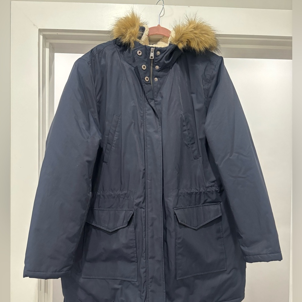Levi's Dark Blue Puffer Jacket